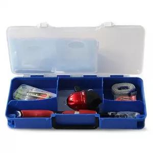 ( )숄더 스트랩 투명 소형태클박스 칸막이 탈착 채비 케이스