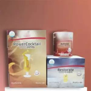 독일 피엠쥬스 3종세트 파워칵테일 액티바이즈 리스토레이트 피트라인 종합비타민 영양제