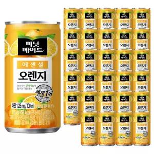 미닛메이드 에센셜 오렌지 100 175ml x 60캔 