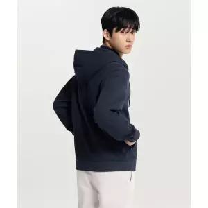 매장정품 빈폴 BEANPOLE MEN 미니와플 투웨이 집업 긴소매 후디 - 네이비 BC6141C52R 582243