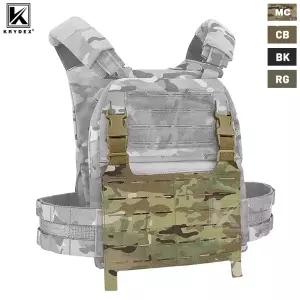 KRYDEX 전술 컷 MOLLE 패널 JPC2.0 FCS SLICKSTER FCPC 조끼 플레이트 캐리어 사냥 장비 용 전면 플랩 플래