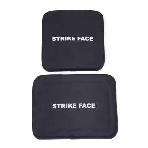 1PC 알루미늄 산화물 6X8 6X6레벨 허리 방탄 패널 탄도 조끼 사이드 플레이트 바디 아머 허리 플레이트