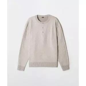 SPAO 소프트얀 헨리넥 스웨터 SPKWG11M01