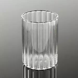 티잔 유리컵 2p세트 230ml 머그잔 홈까페 음료컵 유리잔