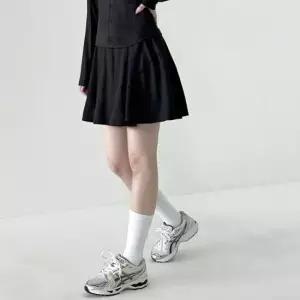 여성 허리밴딩 레깅스 일체형 가볍고 시원한 플레어 커버업 투인원 쇼츠 스커트