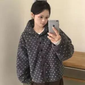 여성 겨울 리버시블 자켓 뽀글이 양면 후리스 점퍼