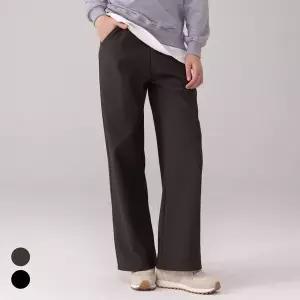 [하프클럽/] 여성 와이드 팬츠 겨울 기모바지