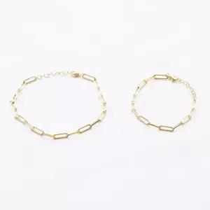 팔찌+발찌) 실버) 윌디 체인 세트 실버악세사리 발찌