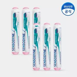 센소다인 딥클린 초 미세모 칫솔 6개