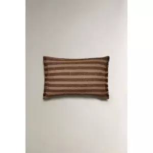 [ZARA] 자라 스트라이프 쿠션 커버 - 베이지 3369132