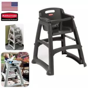 미국정품 마이크로밴 항균 안전인증 영유아 검정 식탁의자 업소용 튼튼 병원