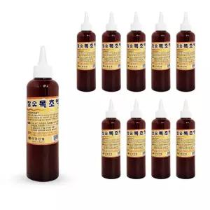 참숯 250ml 목초액 발관리 원액 국산 x(대 숙성 10개)