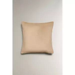 [ZARA] 자라 인조 모피 쿠션 커버 - 라이트 베이지 3369154