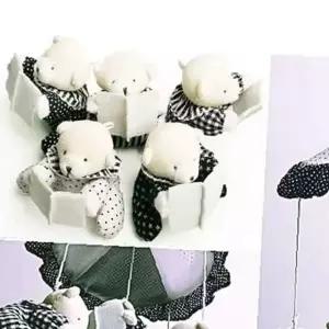 쌍문상회 오르골 흑백모빌 책읽는