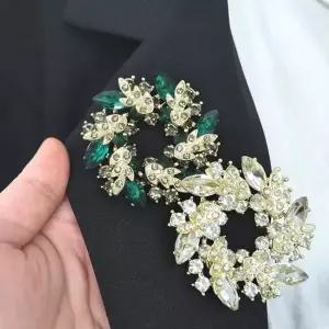 한복브로치 큐빅 럭셔리 한복 정장 소품 패션 브로치 악세서리 포