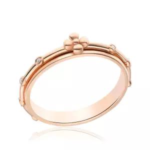 세례명무료각인 18K 미니 십자가 레이어드링 회전묵주반지 SHR38381