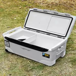 48L 휴대용 낚시 아이스박스 바퀴형 보냉쿨러