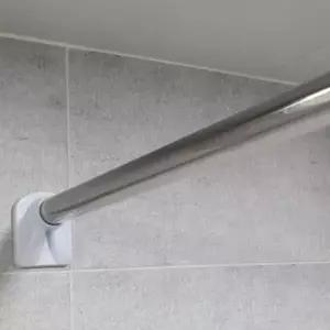 200cm 무타공 압축커텐봉 욕실 행거봉 110 다용도실