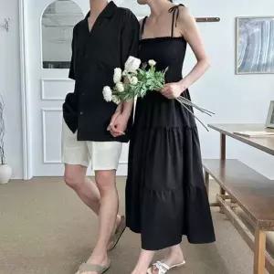 비치웨어 휴가철 여름 바캉스 남녀커플 썸머룩 커플룩