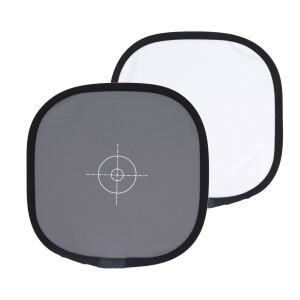 카메라 포커스 보드 30CM 18% 노출 회색 반사율 반사판 양면 접이식 휴대용 파우치 포함 화이트 밸런스 카