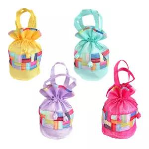 [이거찜]복받아가세요 전통 조각보 복주머니 대형 한국전통기념품 추석 설