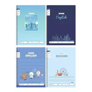 공책 영어노트 1P 초등 넓은칸 10개입 스프링 랜덤 새학기준비물