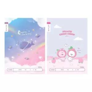 [알티피아]초등 1-2 쓰기 8칸 노트 공책 여아 1박스 200개입