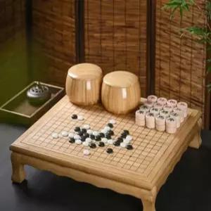바둑알 바둑판 원목 세트 선물용 오목판 장기 나무 휴대형