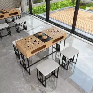 경로당 바둑테이블 장기 좌식 보드게임 세트 바둑판 게임대 완구