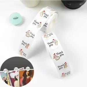 bns 손가락 하트 땡큐 증정품 선물 봉투 스티커 4종 1P