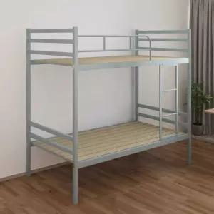 게스트하우스침대 철제2층 침대프레임 학생 이층 게스트 베드 조립식