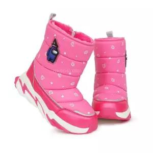 모아샵 어몽어스 쿠잉 방한 부츠 캐릭터 여아동 패딩 털신발