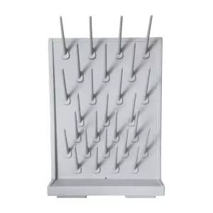 건조대 실험실용 비커 플라스크 유리제품 실험기구 세척 드립랙 벽걸이형 거치대 보관대