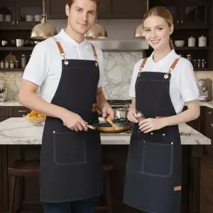 주방 카페 공방 예쁜 방수 미용 원피스 작업실 앞치마