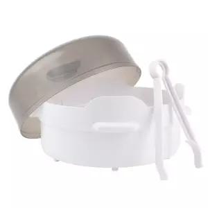 추천//안심젖병건조대 소독기 2개/열탕소독기/분리세척/전자렌지용/닥터브라운/스팀/젖병/유아필수템