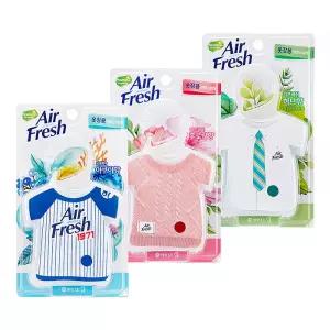 에어후레쉬 옷장용 방향제 소취제 후로랄/아쿠아/허브