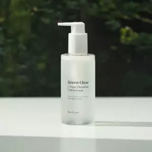 허블룸 그린 클리어 비건 클렌징 오일 투 폼 200ml
