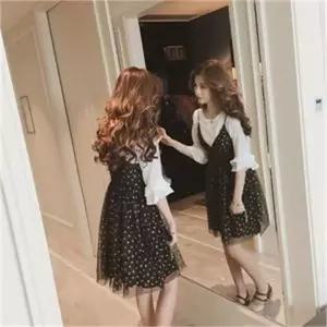 [오노마] ONM 프릴 블라우스와 끈원피스 SET (S7986137)