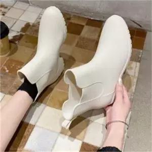 [오노마]ONM 여성용 분홍 레인 부츠 발목 학생 방수 워커 고무 (S8120830)