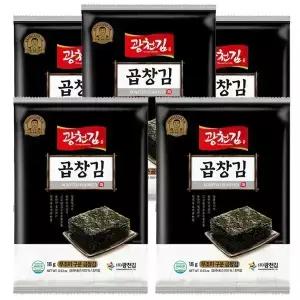 광천김 곱창김 무조미전장김 10봉 /전장김/구운김