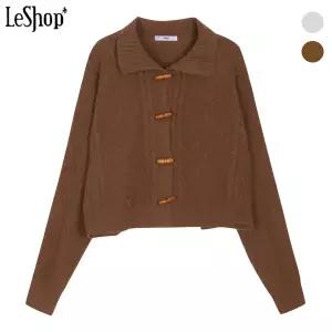 [롯데백화점]르샵 빅 다이아 짜임 더플 카라 가디건 (BOAKC064A)