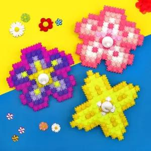 [하하당] 봄 꽃 디폼블럭 팽이 (3종 택1)