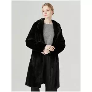 [하프클럽/진도]진도 Elfee 풀스킨 휘메일 밍크 롱코트 (E8W3EC13)