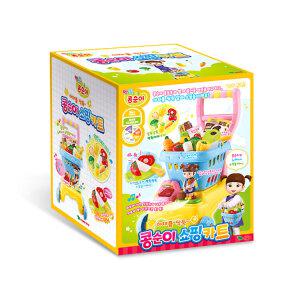 콩순이 쇼핑카트 바구니 야채를 싹둑 쇼핑놀이 계산 피규어 역할놀이 선물