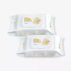 닥터퓨리 건조기용 섬유유연제 시트 80매 x 2개 (프리지아향, 파우더향) 드라이시트