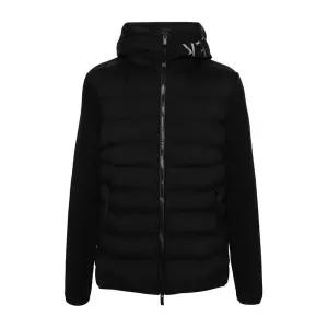 [명품] 몽클레르 패치 로고 후드 집업 블랙 8G00002 809KZ 999