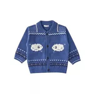 [M밍크뮤D] 25FW (BL)코코노르딕니트가디건 가을겨울초봄 (35A1520002) 출산준비물/신생아선물/배내수트/배