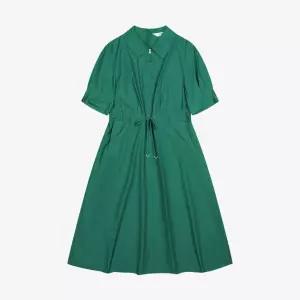 [베스띠벨리]허리스트링반집업카라원피스  BKOAF2553GR