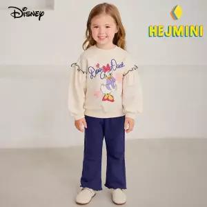 [헤이미니] [디즈니]데이지덕 포인트리본프릴상하복