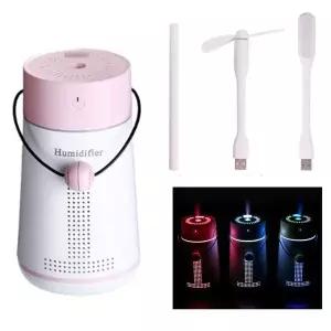 USB포트 5핀 충전식가습기 휴대용가습기 4in1 선풍기 (WFJYS1Y)